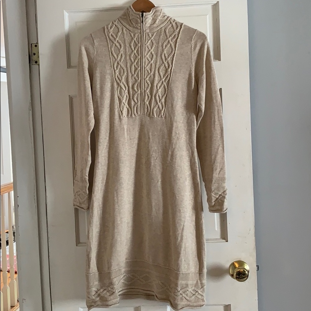 Athlete sweater dress